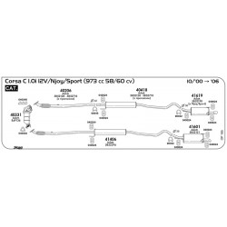 41601 SIL.POST. CORSA C 1.0