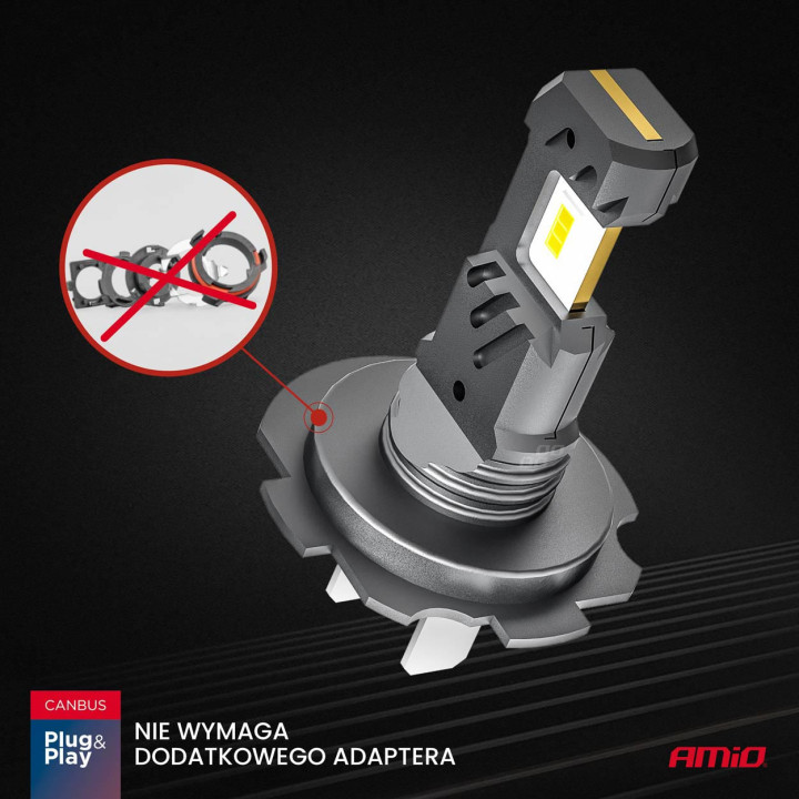 LED HYBRID CANBUS 60W H7/H18