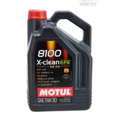 2710198100 MOTUL 5W30 8100 X-CLEAN EFE 5LT