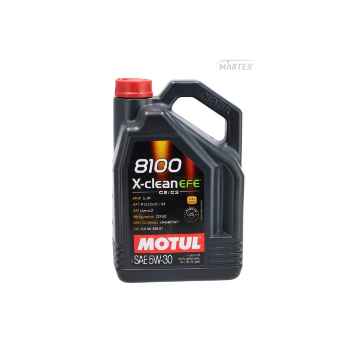 2710198100 MOTUL 5W30 8100 X-CLEAN EFE 5LT