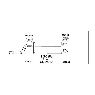 SIL.POST G.PUNTO CORSA D 1.2