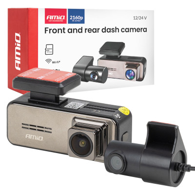 Telecamera cruscotto 4K + 2K WLAN max. 512 GB
