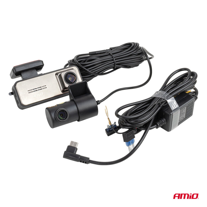 Telecamera cruscotto 4K + 2K WLAN max. 512 GB
