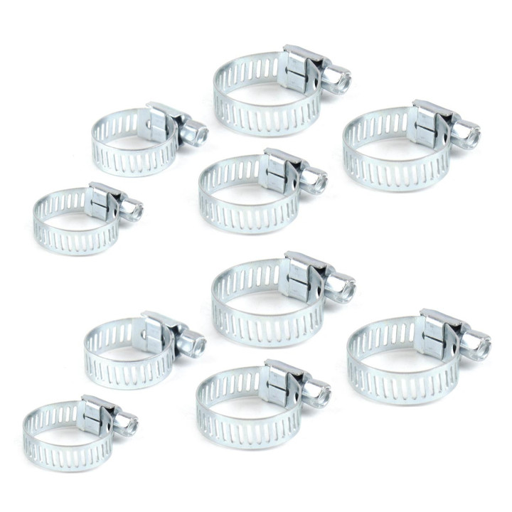 Set di morsetti a vite, 10 pezzi, blister