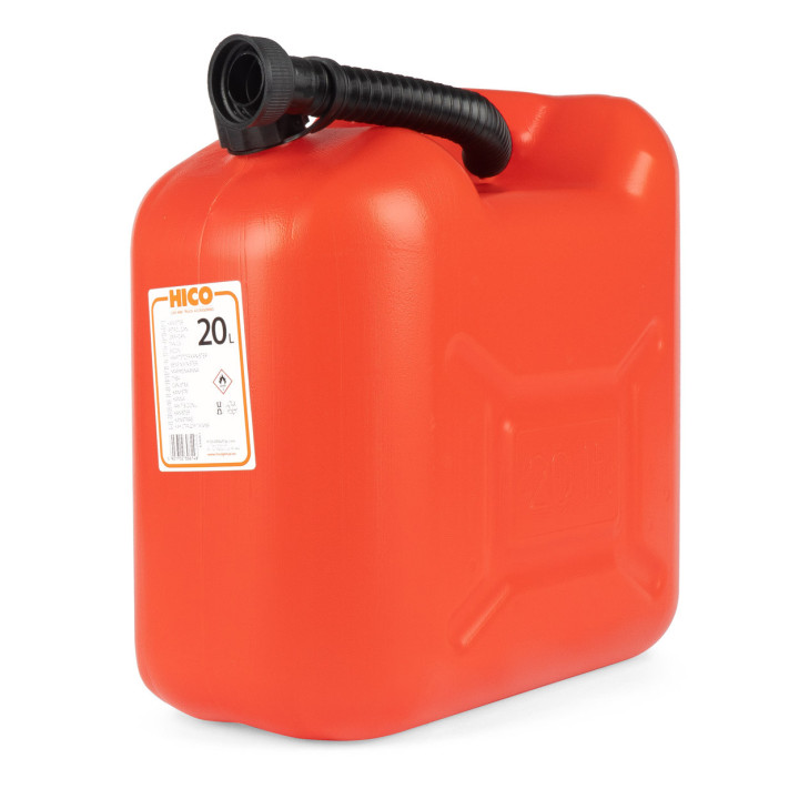 Tanica di carburante in plastica, ROSSA 20L