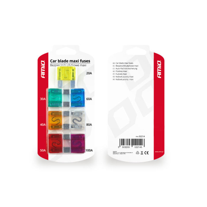 FUSIBILI MAXI BLISTER DA 7PZ