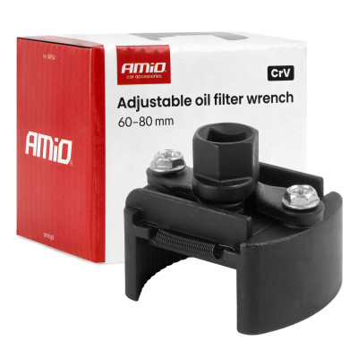 Chiave regolabile per filtri olio 60–80 mm CrV