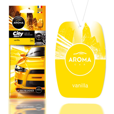 Deodorante per auto AROMA CAR CITY  CARTA VANILIA