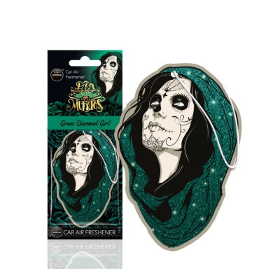 Deodorante AROMA CAR  MUERTOS Green Diamond Girl