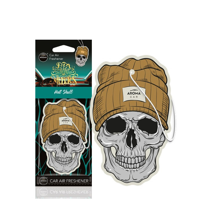 Deodorante per auto AROMA CAR  MUERTOS Cappello Teschio