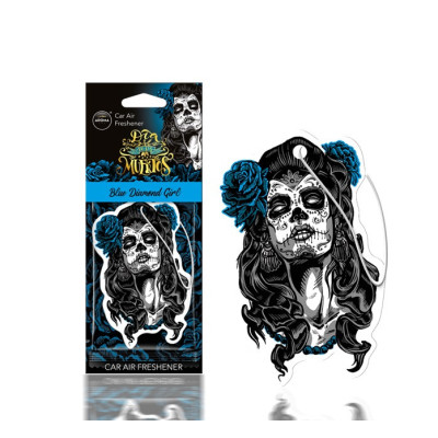 Deodorante per auto AROMA CAR  MUERTOS Blue Diamond Girl