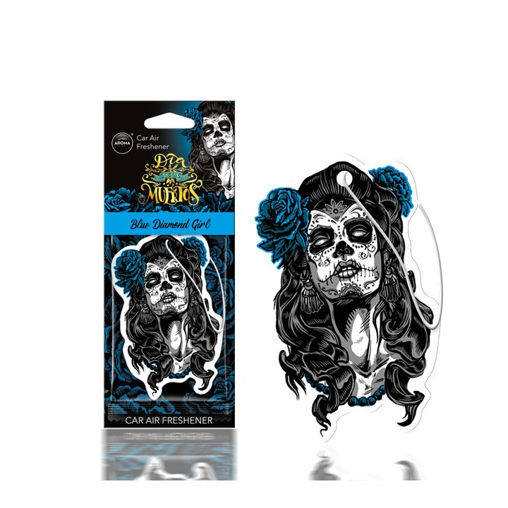 Deodorante per auto AROMA CAR  MUERTOS Blue Diamond Girl