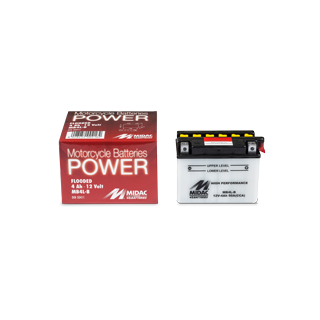 5L-B BATTERIA 5AH 55A +DX DRY + ACID PACK