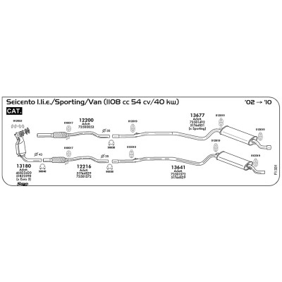 12200 T.COLL. SEICENTO 1.1