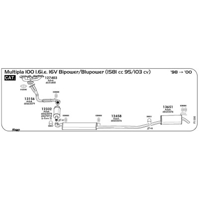 12458 CENTR. MULTIPLA 1.6 16V
