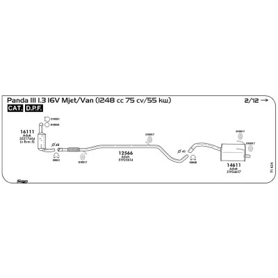 14611 SIL.POST. PANDA III 1.3 MJET