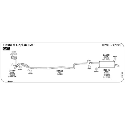26645 SIL. POST FIESTA - FUSION