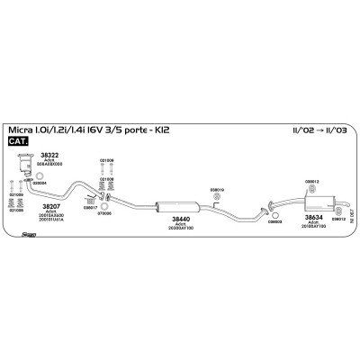38634 SIL.POST. MICRA/NOTE 1.0/1.2/1.4