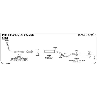 60400 SIL.CENTR. POLO III 1.0/1.3/1.6