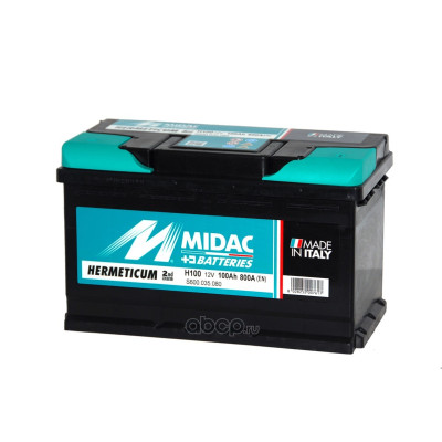 100AH 800A +DX TIPO VETTURA SERIE CELERIS