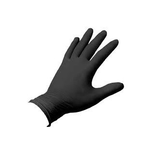 GUANTI NITRILE NERI X-LARGE