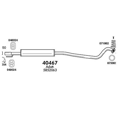 SIL.CENTR ASTRA 1.4 16V 1.6 8V