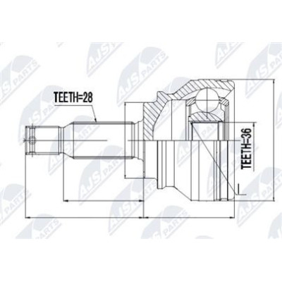 GIUNTO OM ESTERNO JEEP PATRIOT