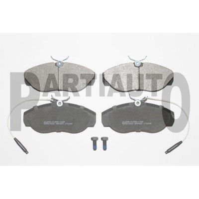 5SP493 PASTIGLIE A. DUCATO DAL 94 AL 02 / PEUGEOT  21627